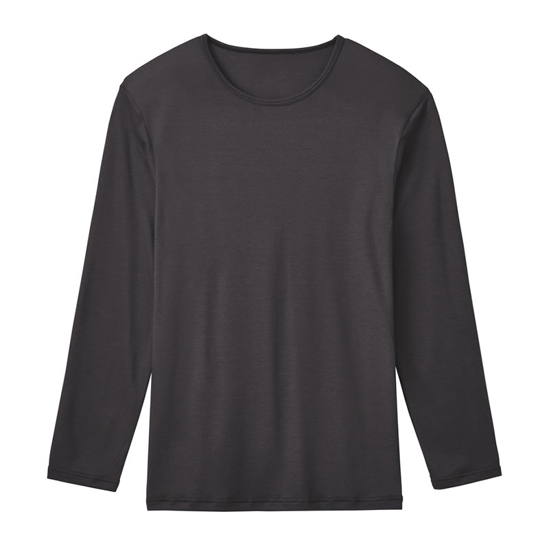 ファイヤーアセドロン 長袖 クルーネック Tシャツ メンズ 薄手 グンゼ M L LL 吸汗 発熱 吸湿 発熱インナー 吸湿発熱 冬用 あったか インナーウェア 保温 冷え対策 吸湿発熱シャツ 防寒 防寒インナー 冬 インナーシャツ 長袖シャツ tシャツ メンズ 冷え防止