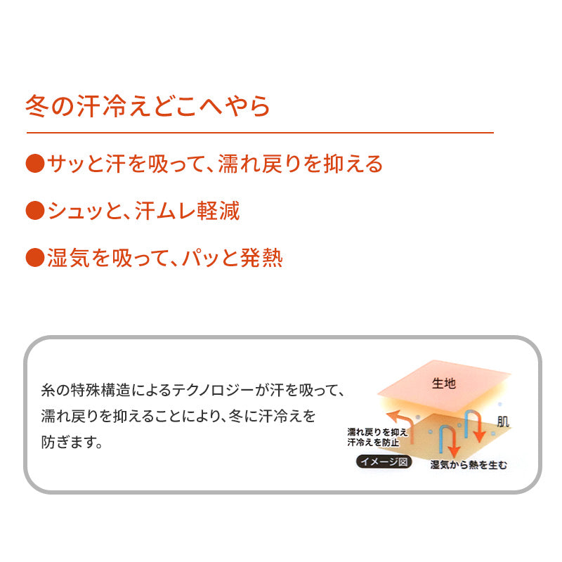 ファイヤーアセドロン メンズ インナー 長袖 クルーネック グンゼ  M L LL 裏起毛 発熱 吸湿発熱 暖かい あったか ストレッチ 吸湿 放湿 汗冷え防止 肌着 下着 防寒 冬用 保温 蒸れにくい 通勤 通学 作業 スポーツ アウトドア ランニング ウォーキング ジム ルームウェア