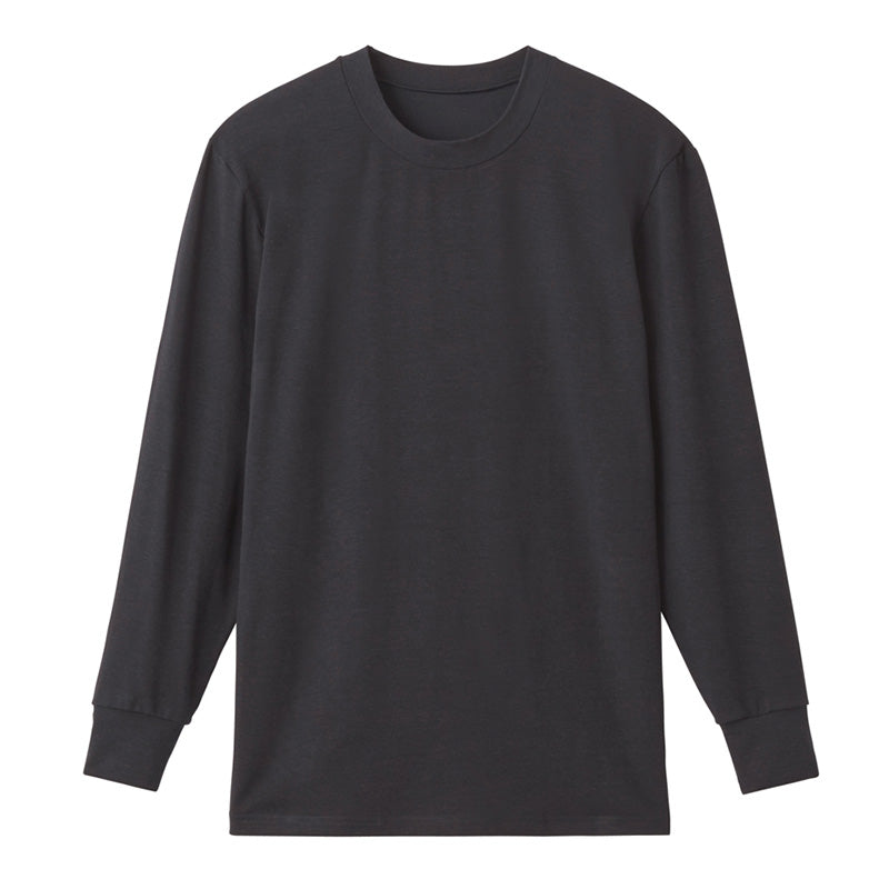 ファイヤーアセドロン メンズ インナー 長袖 クルーネック グンゼ M L LL 裏起毛 発熱 吸湿発熱 暖かい あったか ストレッチ 吸湿 放湿 汗冷え防止 肌着 下着 防寒 冬用 保温 蒸れにくい 通勤 通学 作業 スポーツ アウトドア ランニング ウォーキング ジム ルームウェア