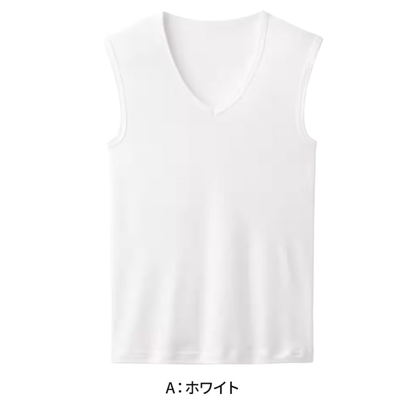 アセドロン スリーブレス 子供 下着 男の子 ノースリーブ シャツ vネック キッズ グンゼ クールマジック 130cm~160cm タンクトップ 130 140 150 160 吸汗速乾 インナー ランニング 肌着 夏 消臭 v首 ジュニア (在庫限り)