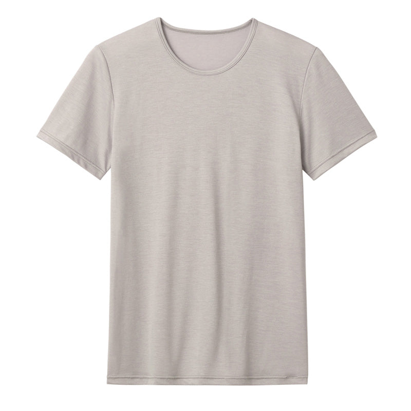 アセドロン クルーネック Tシャツ グンゼ 鹿の子 クールマジック メンズ M~LL gunze coolmagic 吸汗速乾 消臭 丸首 半袖 シャツ 下着 肌着 インナー 夏 プレゼント ギフト 父の日 (在庫限り)