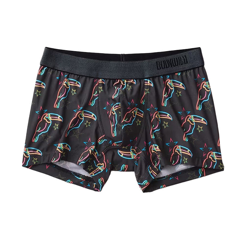 グンゼ ボディワイルド ボクサーパンツ 前閉じ M・L GUNZE BODYWILD ボクサーブリーフ 下着 肌着 インナーウェア ストレッチ 柄物 プリント 前とじ プレゼント ギフト 父の日 (在庫限り)