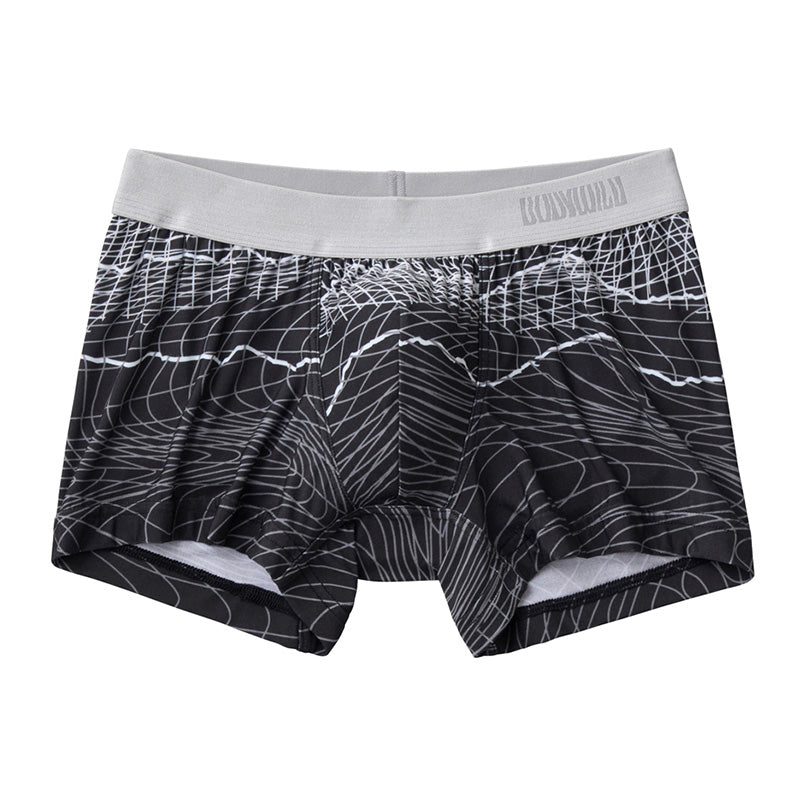 グンゼ ボディワイルド ボクサーパンツ 前閉じ M・L GUNZE BODYWILD ボクサーブリーフ 下着 肌着 インナーウェア ストレッチ 柄物 プリント 前とじ プレゼント ギフト 父の日 (在庫限り)
