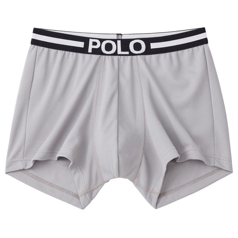 POLO ボクサーパンツ メンズ ポロ 前開き M L 蒸れない メッシュ 速乾 吸水速乾 インナー おしゃれ 夏用 グンゼ GUNZE ボクサーブリーフ プレゼント ギフト 父の日