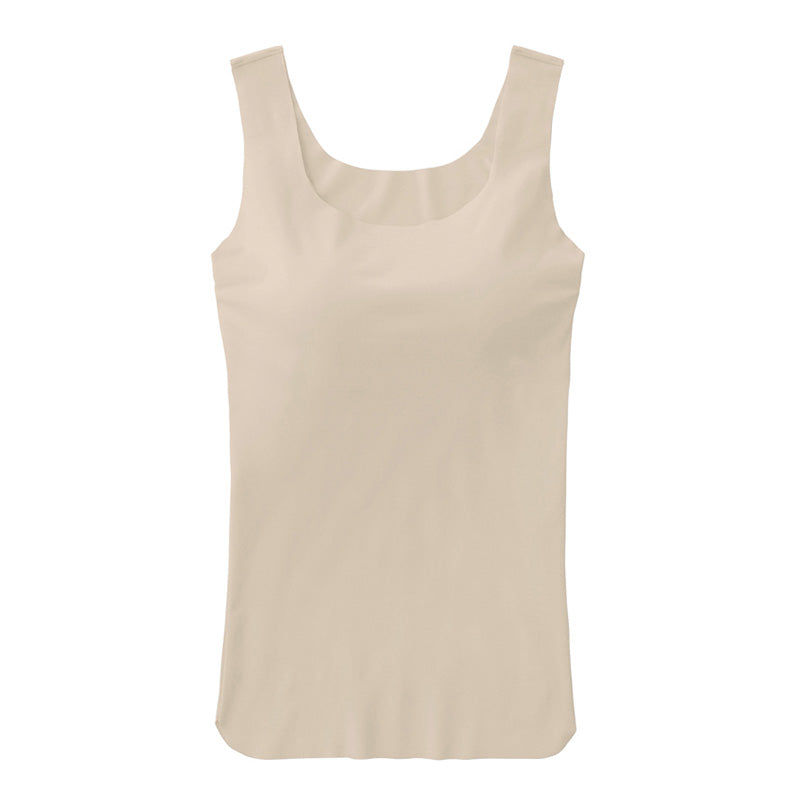 グンゼ KIREILABO Fitte COOL ブラタンクトップ カップ付きインナー M~LL タンク カップ付き 夏 涼しい 接触涼感 おしゃれ オーガニックコットン インナー 下着 女性 締め付けない (在庫限り)