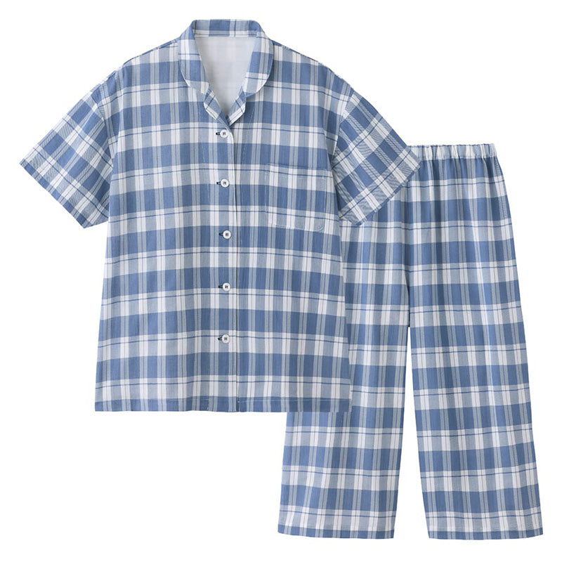 アセドロン パジャマ 婦人 レディース 半袖 夏 グンゼ 7分丈 パンツ 綿100 S~LL gunze GUNZE 半ズボン 吸汗速乾 速乾 薄手 プレゼント ギフト 母の日 敬老の日 (送料無料) (在庫限り)