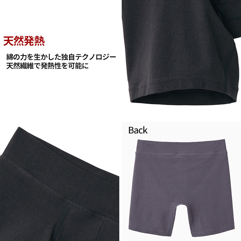 グンゼ YG ボクサーパンツ メンズ 綿混 M~LL ネクストラ GUNZE YG ロング 下着 パンツ ボクサーブリーフ 防寒 寒さ対策 ぽかぽか 男性 紳士 M L LL