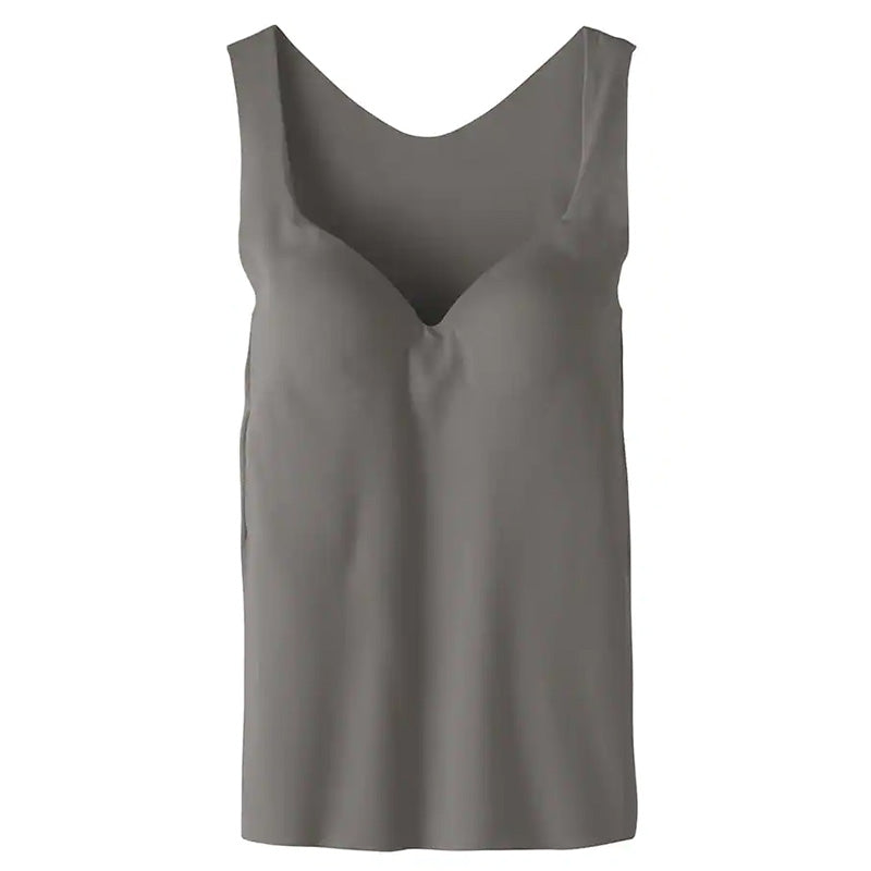 グンゼ ブラトップ タンクトップ インナー レディース カップ付き 3L XXL GUNZE 下着 女性 キレイラボ フィッテ 肌着 楽 ひびきにくい シームレス 締め付けない 大きいサイズ