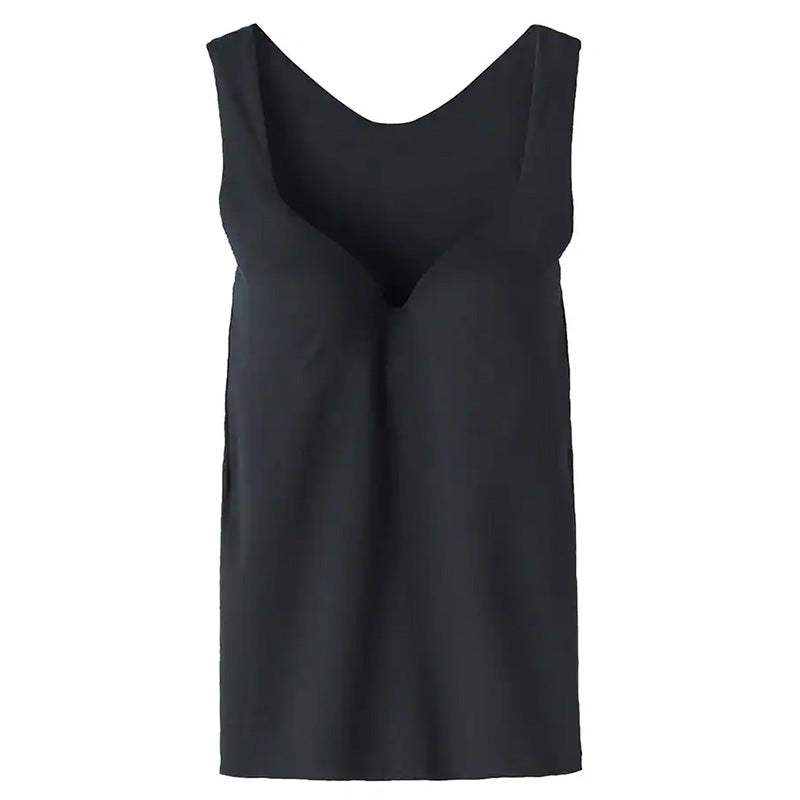 グンゼ ブラトップ タンクトップ インナー レディース カップ付き 3L XXL GUNZE 下着 女性 キレイラボ フィッテ 肌着 楽 ひびきにくい シームレス 締め付けない 大きいサイズ