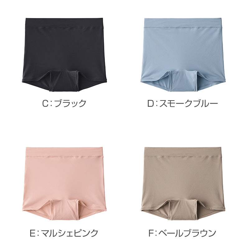 グンゼ レディース ショーツ 1分丈 ボクサー パンツ 3L-4L 伸びる ストレッチ 下着 一分丈 ボックス ボーイレッグ 締めつけない 無地 GUNZE ミラクルモンスター 大きめ 大きいサイズ XXL (在庫限り)