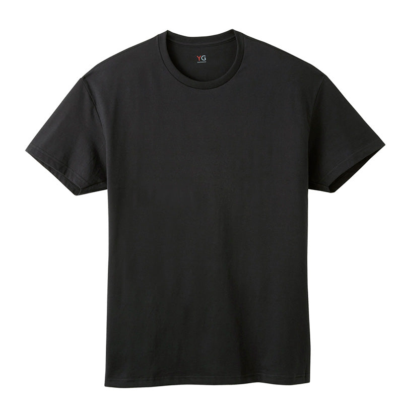 グンゼ YG tシャツ メンズ 半袖 クルーネック 吸水 ドライ 抗菌 防臭 M L LL 丸首 GUNZE インナーシャツ 男性 紳士 下着 肌着 インナー ニオイ対策 夏 スーツ下 ビジネス ビジネスインナー オールシーズン 白 黒