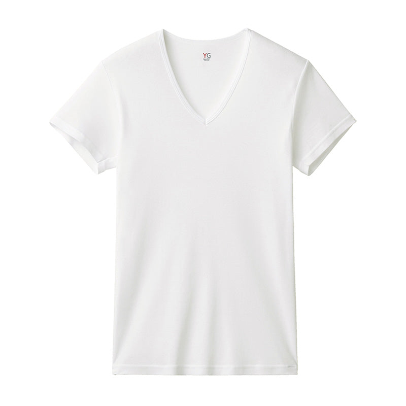 グンゼ yg tシャツ メンズ vネック 半袖 接触冷感 綿100 M L LL v首 gunze nextra 肌着 下着 男性 紳士 インナーシャツ ビジネス インナー プレゼント ギフト 父の日 ネクストラ ネクストラプラス (在庫限り)