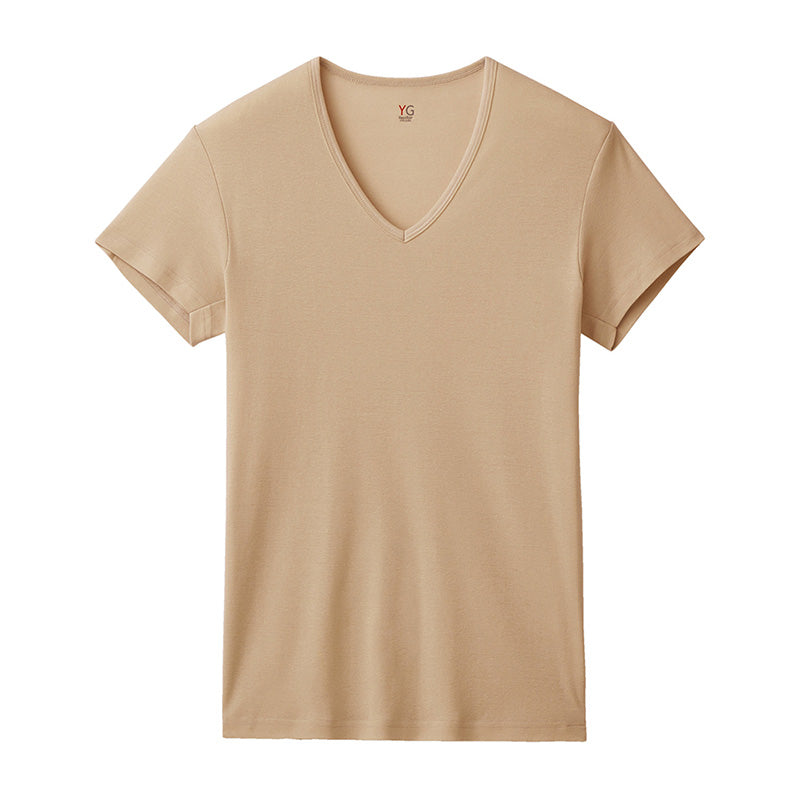 グンゼ yg tシャツ メンズ vネック 半袖 接触冷感 綿100 M L LL v首 gunze nextra 肌着 下着 男性 紳士 インナーシャツ ビジネス インナー プレゼント ギフト 父の日 ネクストラ ネクストラプラス (在庫限り)