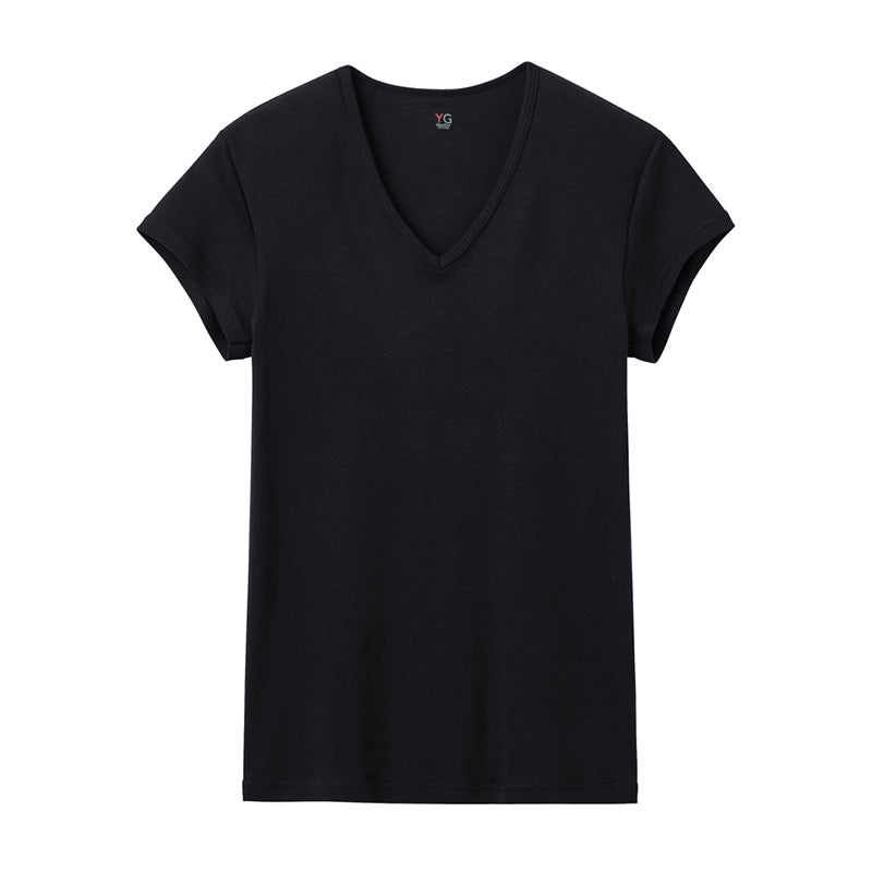 グンゼ yg tシャツ メンズ vネック 半袖 接触冷感 綿100 脇パッド付き M L LL v首 gunze nextra 肌着 下着 男性 紳士 脇汗対策 汗取りインナー ビジネス インナー プレゼント ギフト 父の日 ネクストラ ネクストラプラス
