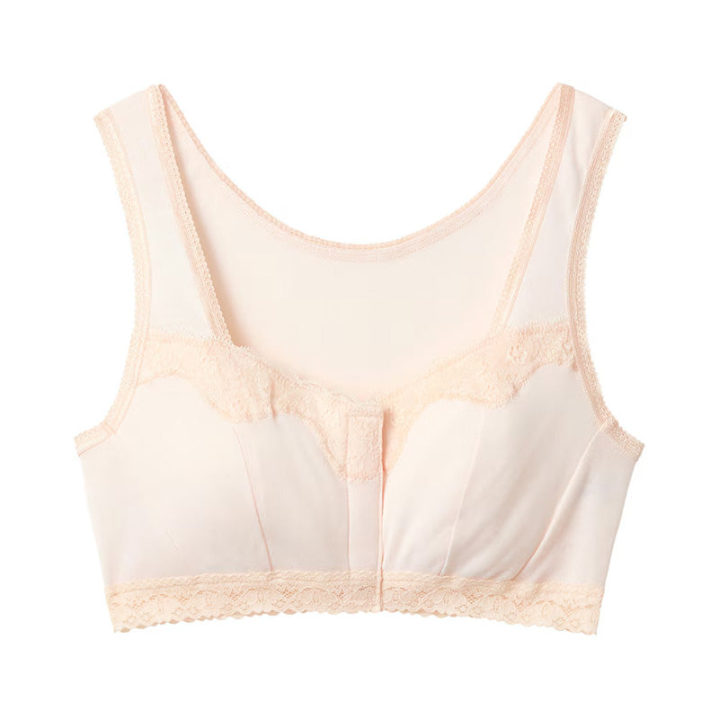 グンゼ 快適工房 前開き ブラジャー ハーフトップブラ 綿100% M L LL レディース 下着 ノンワイヤーブラ 前あき フロントホック GUNZE コットン 女性 肌着 インナー 白 ベージュ (在庫限り)