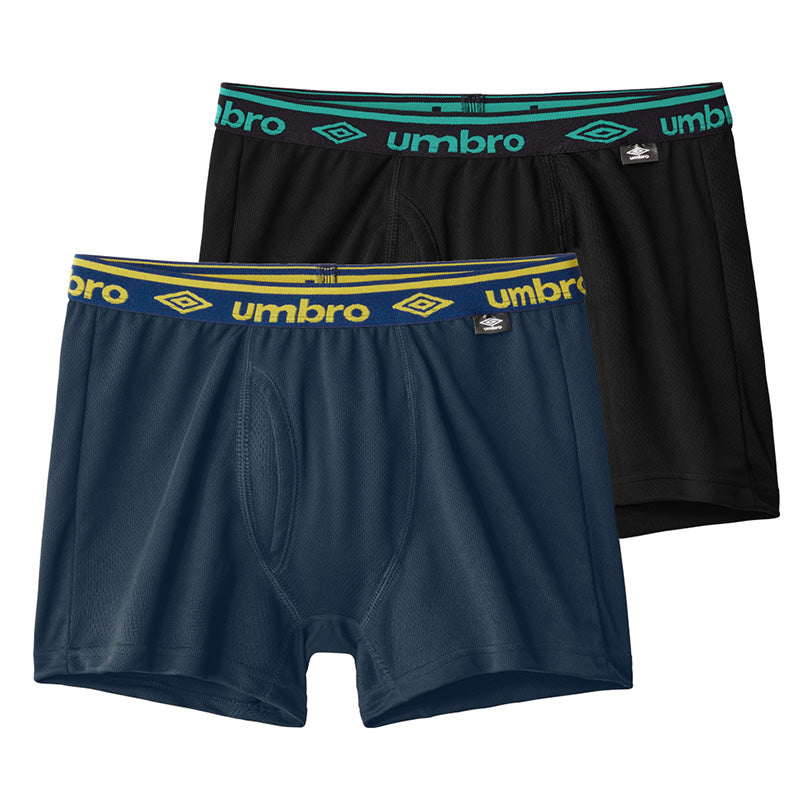 グンゼ umbro 子供 ボクサーブリーフ 2枚 セット 綿100 140 150 160 170 cm アンブロ パンツ 前あき ボクサーブリーフ 下着 インナー 綿 吸汗速乾 ギフト プレゼント ボクサーパンツ 黒 ブラック カラフル (在庫限り)