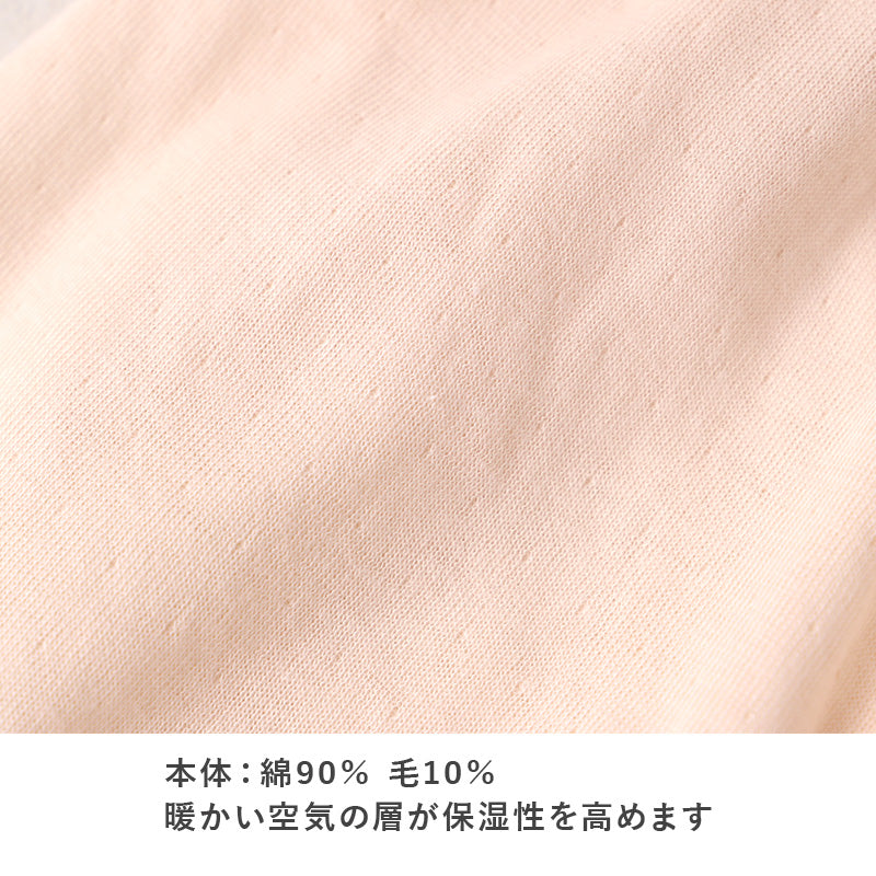 グンゼ 快適工房 婦人 あたたかい ウール混 8分袖スリーマー レディース 冬用 M L LL インナー シャツ 長袖 綿肌着 冷え対策 あったか 防寒 下着 冬 天然素材