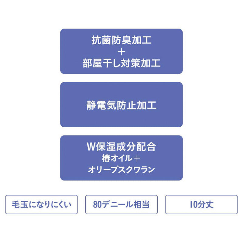 サブリナ はくだけ 美腹 骨盤サポート レギンス レディース 10分丈 M-L L-LL 黒 ブラック 着圧 80デニール 抗菌 防臭 部屋干し対策 静電気防止 保湿 椿オイル オリーブスクワラン 引き締め 細見え 美脚 美姿勢 補整 下半身ケア インナー タイツ 伸縮 フィット ストレッチ