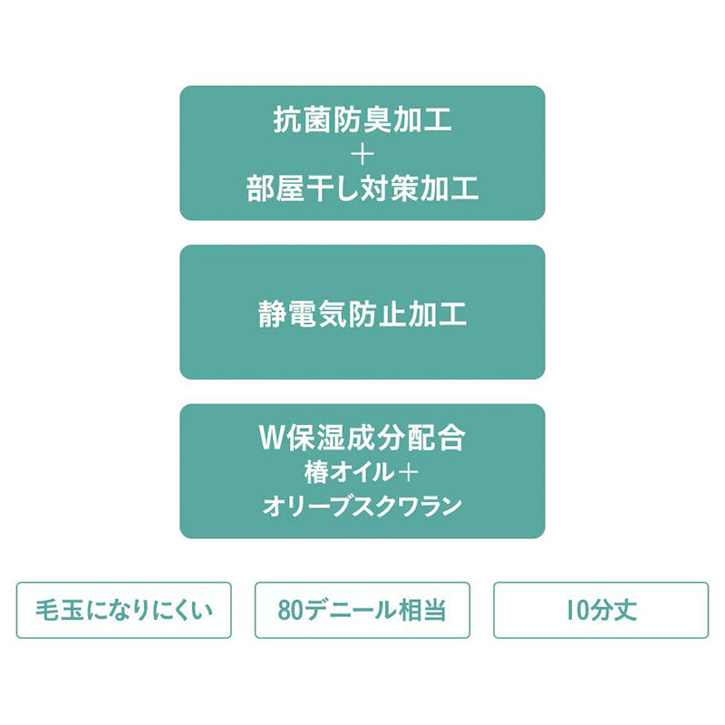 サブリナ はくだけ 美腹 骨盤サポート 着圧 レギンス レディース 10分丈 M-L L-LL 黒 ブラック 足首着圧12hPa 80デニール 抗菌 防臭 部屋干し対策 静電気防止 保湿 引き締め 細見え 美脚 美姿勢 補整 むくみケア 下半身ケア インナー タイツ 伸縮 フィット ストレッチ