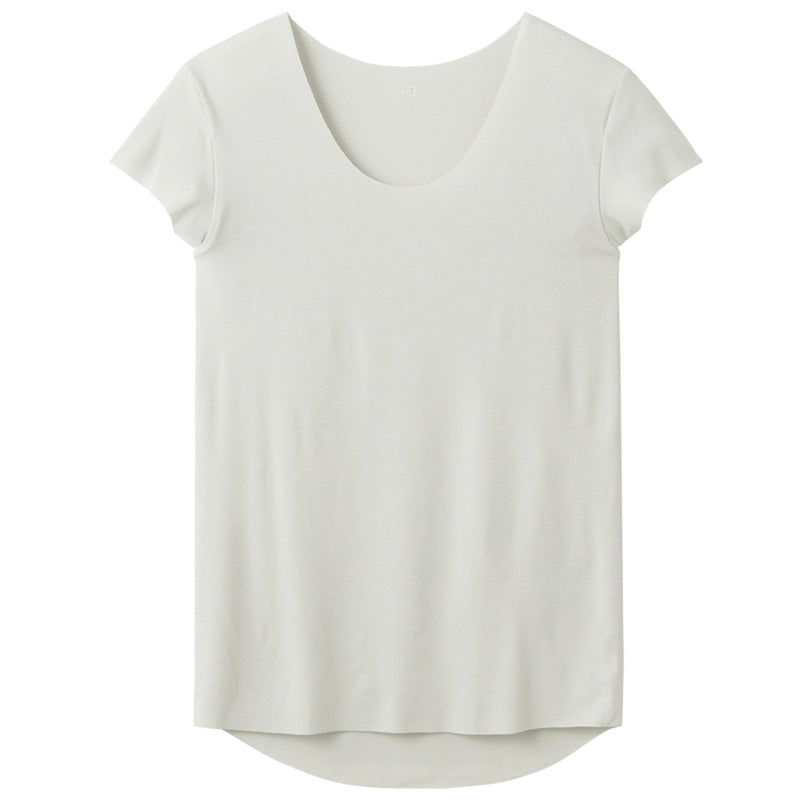 脇汗パッド付き メンズ インナー tシャツ 半袖 汗取りインナー インティー inT M L LL インナーシャツ 汗染み 透けない 透けにくい 透け防止 ひびきにくい 男性 下着 シームレス 吸汗速乾 抗菌防臭 綿混 乳首透け防止 Tシャツ用インナー 脇汗