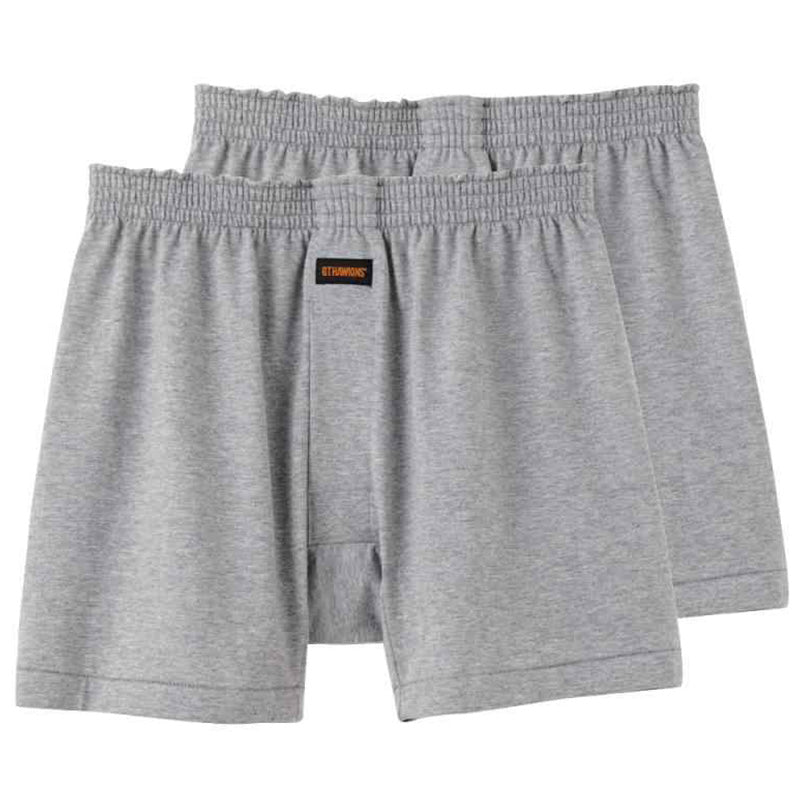 トランクス メンズ ニットトランクス 綿100 前あき 2枚組 M L LL 下着 男性用 インナー パンツ ゆったり 快適 コットン 肌にやさしい シンプル 無地 セット GTホーキンス G.T.HAWKINS 紳士用 ボクサータイプ リラックスインナー デイリー 通気性 普