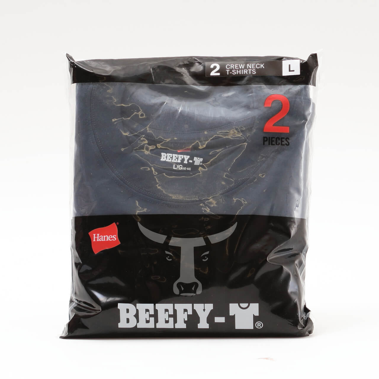 ヘインズ ビーフィー Tシャツ 2枚組 メンズ hanes beefy S~XL Hanes 綿100% インナー 半袖 無地 2枚セット 下着 肌着 セット コットン 男性 紳士 S M L LL パックT