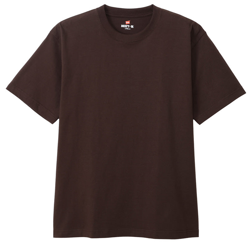 Hanes BEEFY-T Tシャツヘインズ メンズ 半袖 無地Tシャツ 厚手 ヘビーウェイト コットン クルーネック 綿Tシャツ カジュアルTシャツ S~XL 無地 肌着 下着 綿 コットン インナー 男性 ブランド S M L XL 丈夫 長持ち アメカジ インナー トップス