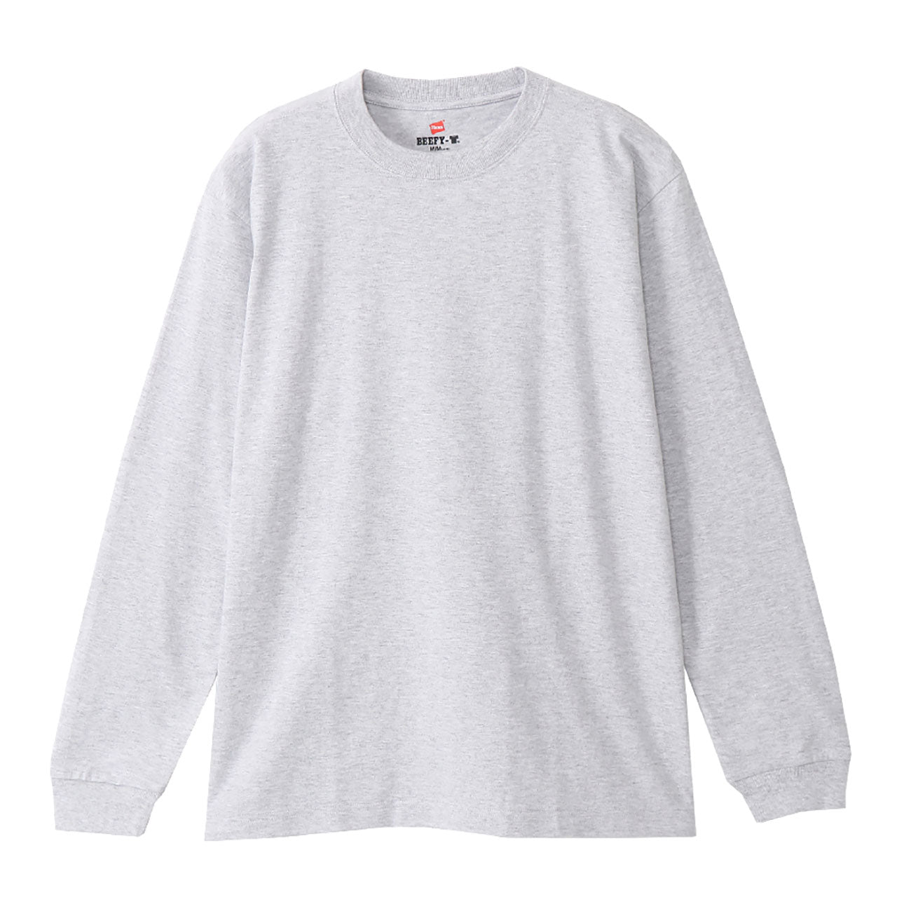 ヘインズ ビーフィー ロンT メンズ tシャツ 長袖 S~XL Hanes BEEFY-T トップス 綿100% ロングスリーブ クルーネック 男性 丈夫 無地 パックT