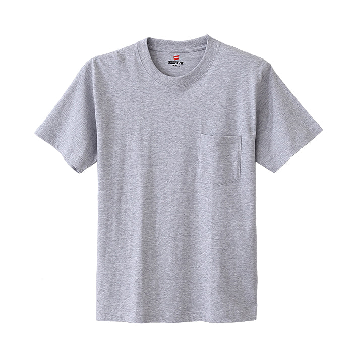 ヘインズ ビーフィー tシャツ ポケット メンズ 半袖 S~XL ビーフィーT BEEFY-T Tシャツ コットン トップス シャツ インナー 丸首 クルーネック 綿100 Hanes パックT