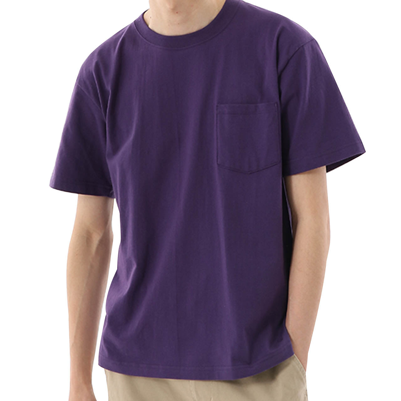 ヘインズ ビーフィー tシャツ ポケット メンズ 半袖 S~XL ビーフィーT BEEFY-T Tシャツ コットン トップス シャツ インナー 丸首 クルーネック 綿100 Hanes パックT