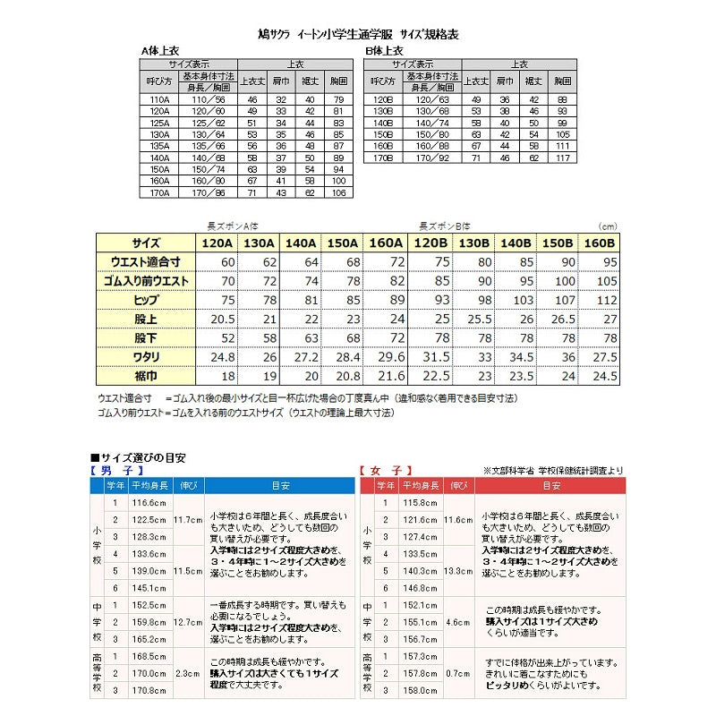 イートン学生服 男子上下セット 長ズボン 120cmB~160cmB (鳩サクラ ハトサクラ ハトザクラ 男の子 おおきいサイズ) (送料無料) (取寄せ)