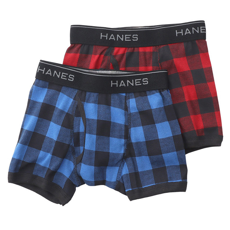 ヘインズ ボクサーパンツ キッズ 前開き 綿 2枚組 130cm~160cm Hanes ボクサーブリーフ 子供 下着 インナー 男の子 130 140 150 160