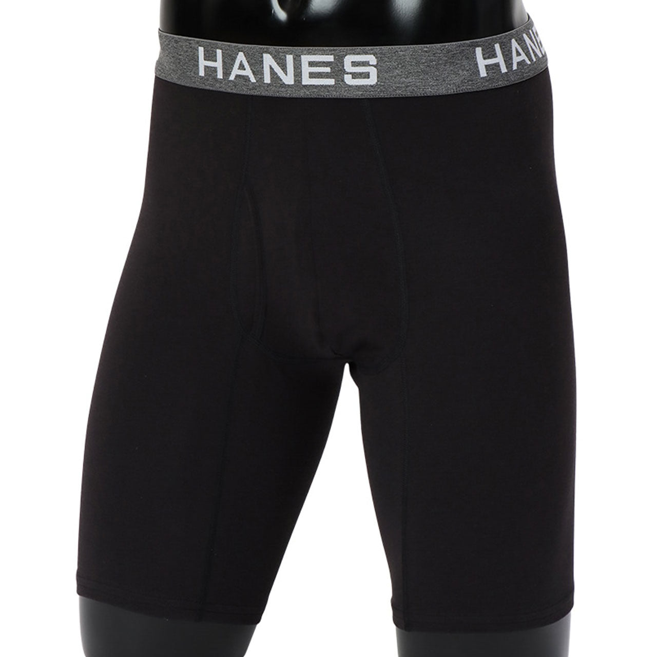 ヘインズ ボクサーパンツ メンズ M~XL ボクサーブリーフ 下着 綿 ボクサー パンツ hanes ll 無地 グレー 黒 (在庫限り)