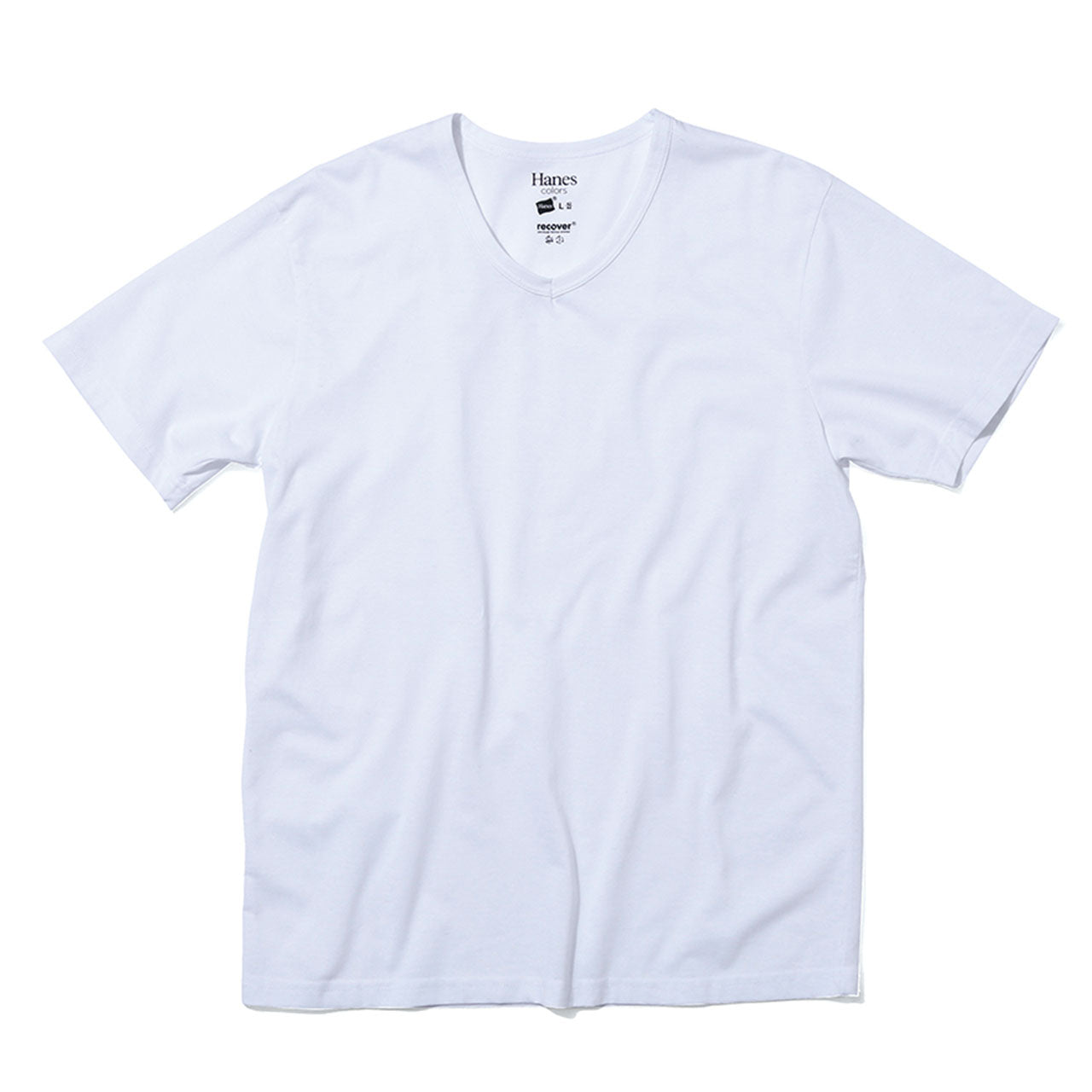 ヘインズ Tシャツ Vネック 半袖 メンズ レディース M・L (トップス ユニセックス シャツ インナー 白 グレー hanes) (在庫限り)