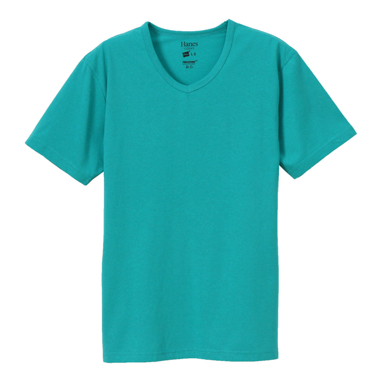 ヘインズ Tシャツ Vネック 半袖 メンズ レディース M・L (トップス ユニセックス シャツ インナー 黒 ネイビー カーキ hanes) (在庫限り)