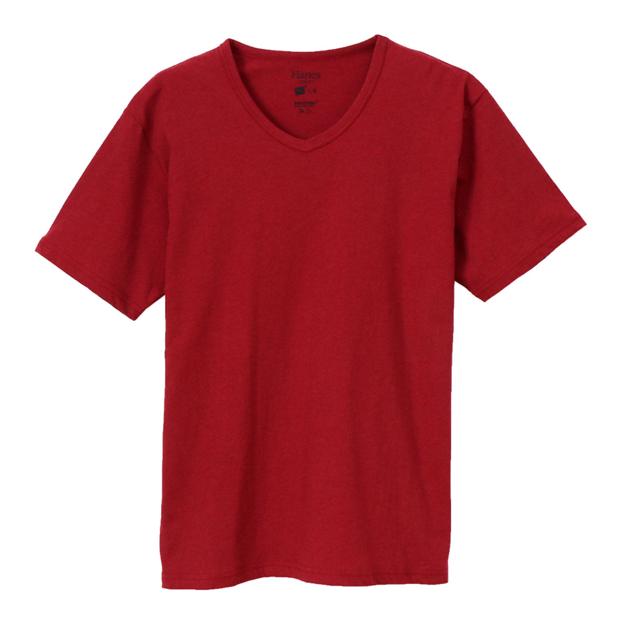 ヘインズ Tシャツ Vネック 半袖 メンズ レディース M・L (トップス ユニセックス シャツ インナー 黒 ネイビー カーキ hanes) (在庫限り)