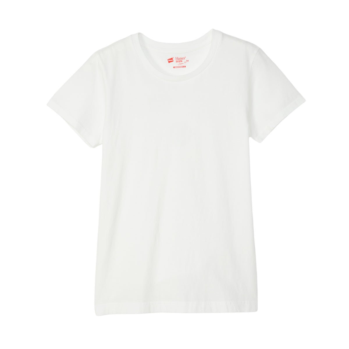 ヘインズ ジャパンフィット Tシャツ レディース 半袖 綿100% 2枚組 M・L インナー トップス コットン 無地 シンプル クルーネック 透けにくい