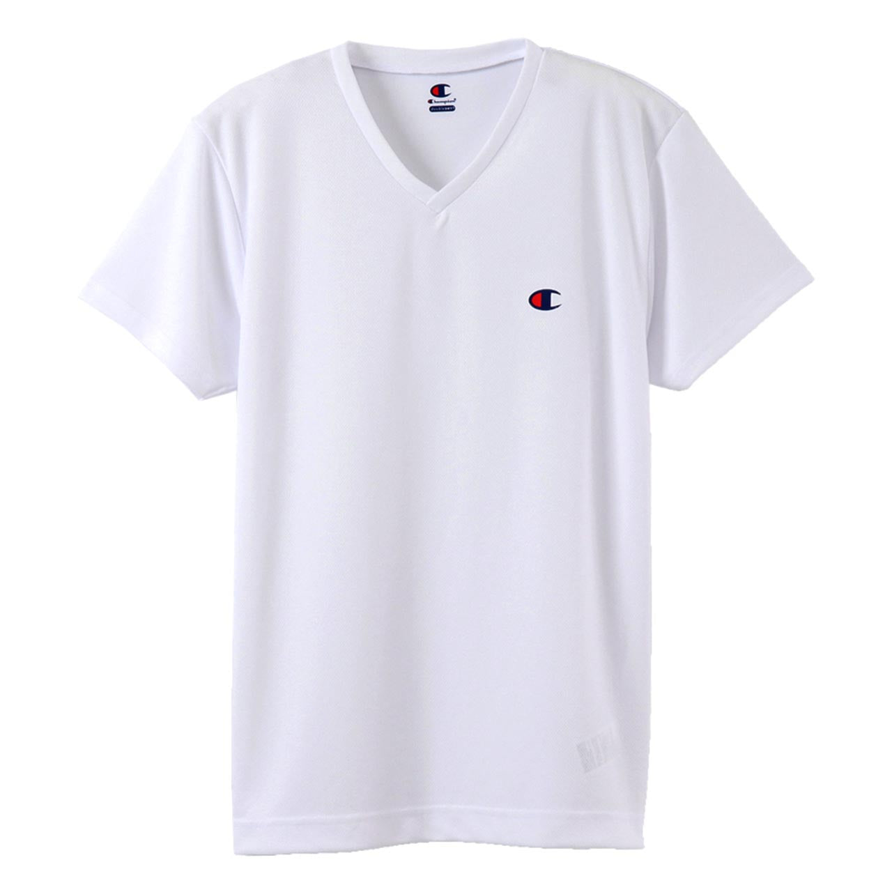 Champion メンズ Tシャツ メッシュ Vネック M~LL チャンピオン インナー シャツ 半袖 下着 男性 紳士 肌着 トップス 吸汗 速乾 V首