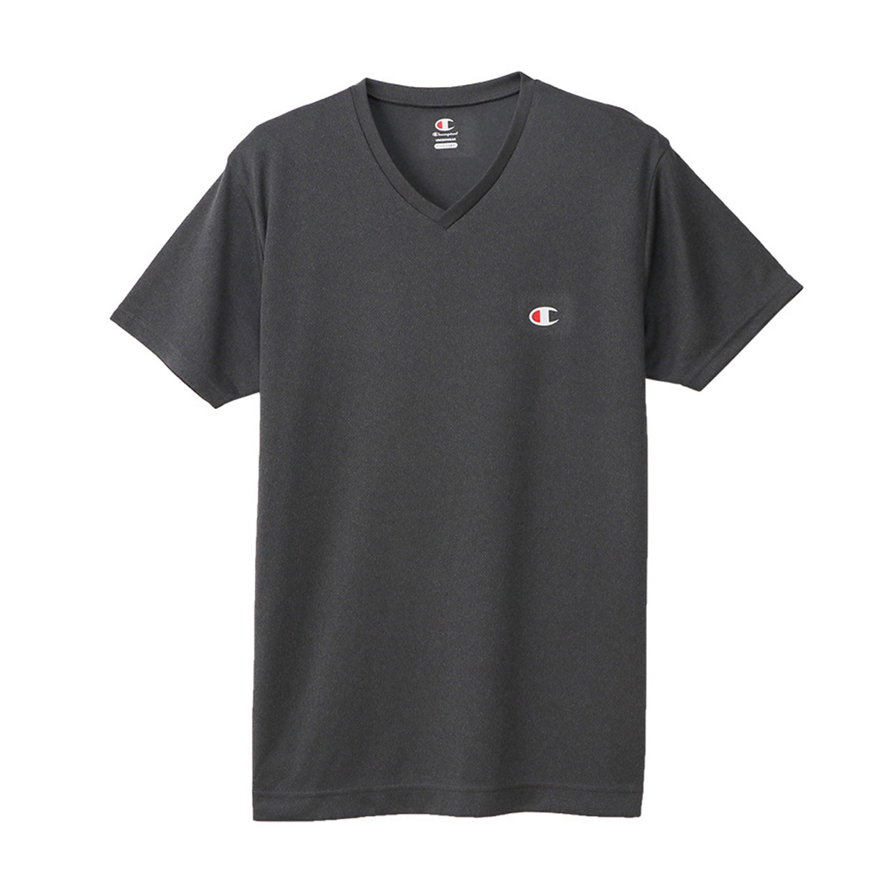 Champion メンズ Tシャツ メッシュ Vネック M~LL チャンピオン インナー シャツ 半袖 下着 男性 紳士 肌着 トップス 吸汗 速乾 V首