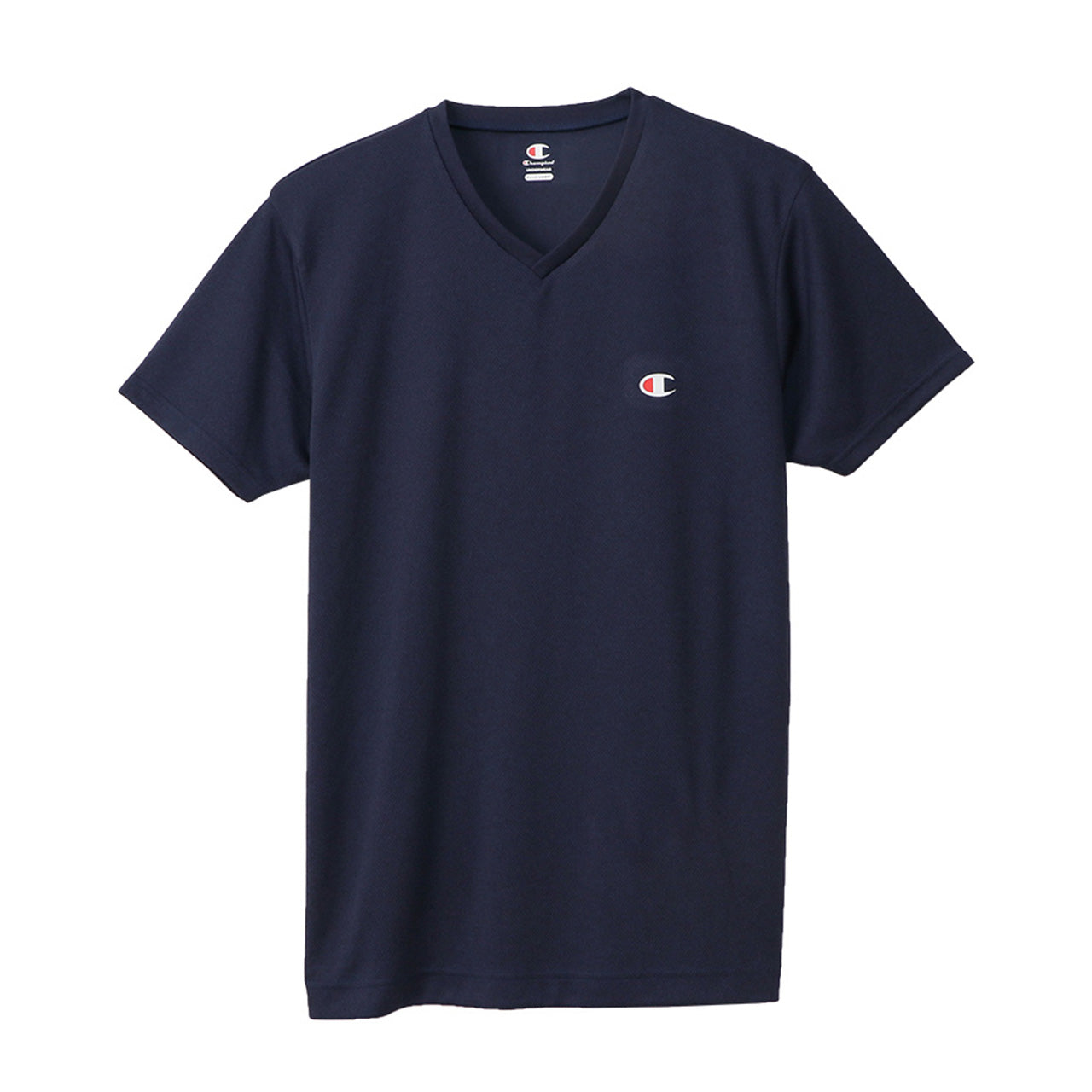 Champion メンズ Tシャツ メッシュ Vネック M~LL チャンピオン インナー シャツ 半袖 下着 男性 紳士 肌着 トップス 吸汗 速乾 V首