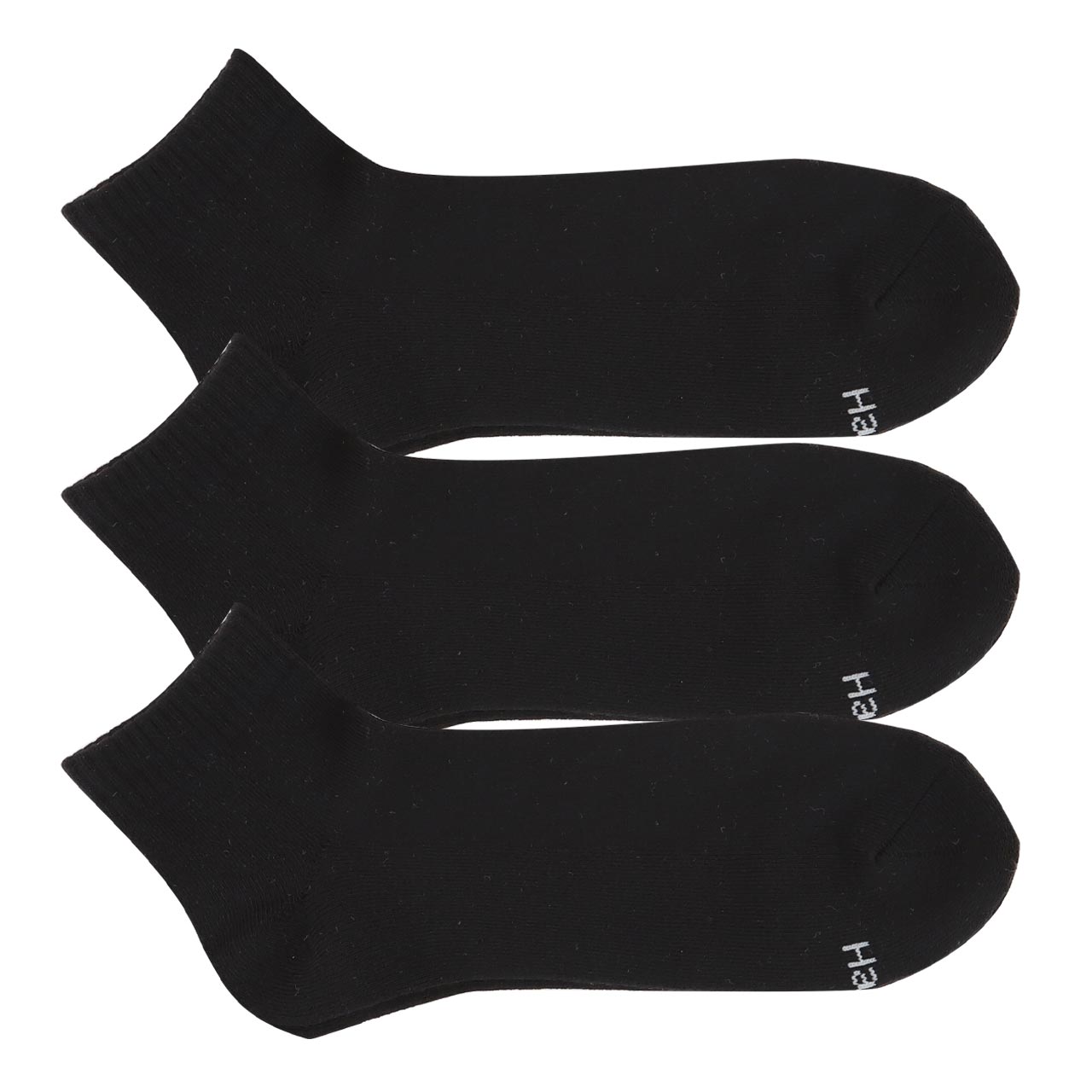 ヘインズ メンズ ハーフパイル ショートレングスソックス 3足組 23-25cm~27-29cm (Hanes ソックス 靴下 男 セット まとめ買い 綿 ショートソックス) (在庫限り)