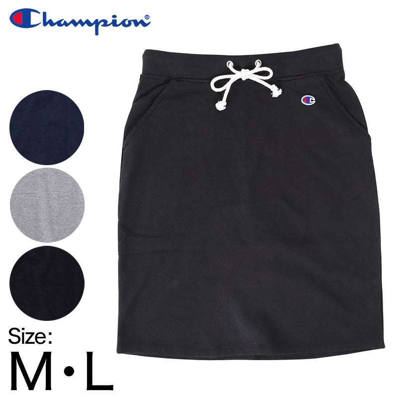 Champion レディース ミドルスウェットスカート M・L (チャンピオン アウター スポーティ) (在庫限り)