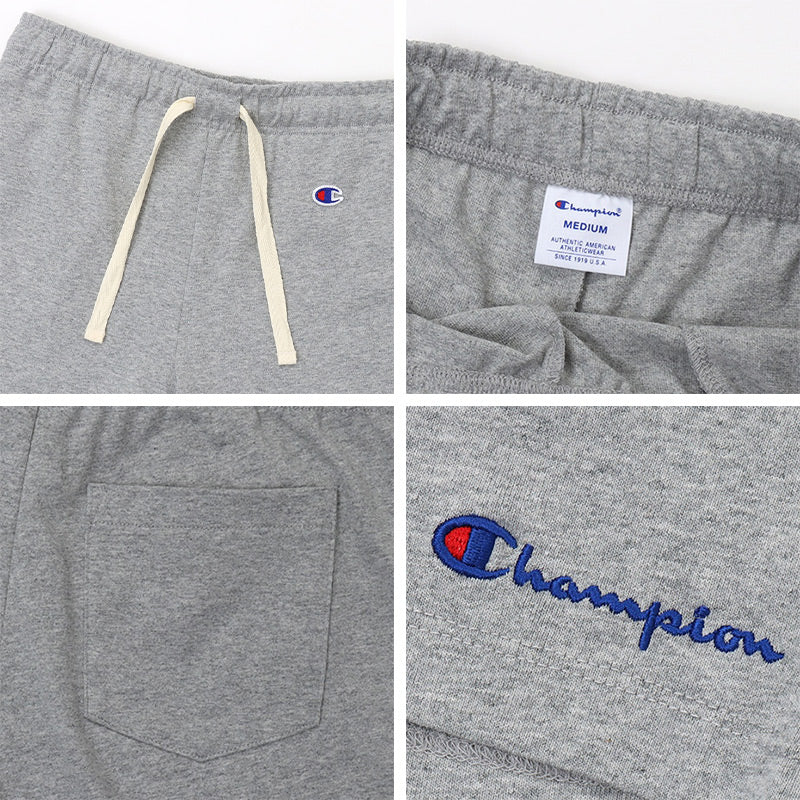 Champion ショートパンツ レディース ハーフパンツ ボトム 綿100% 無地 M・L チャンピオン 春 夏 半ズボン 部屋着 ルームウェア シンプル スポーツ 女子 (在庫限り)