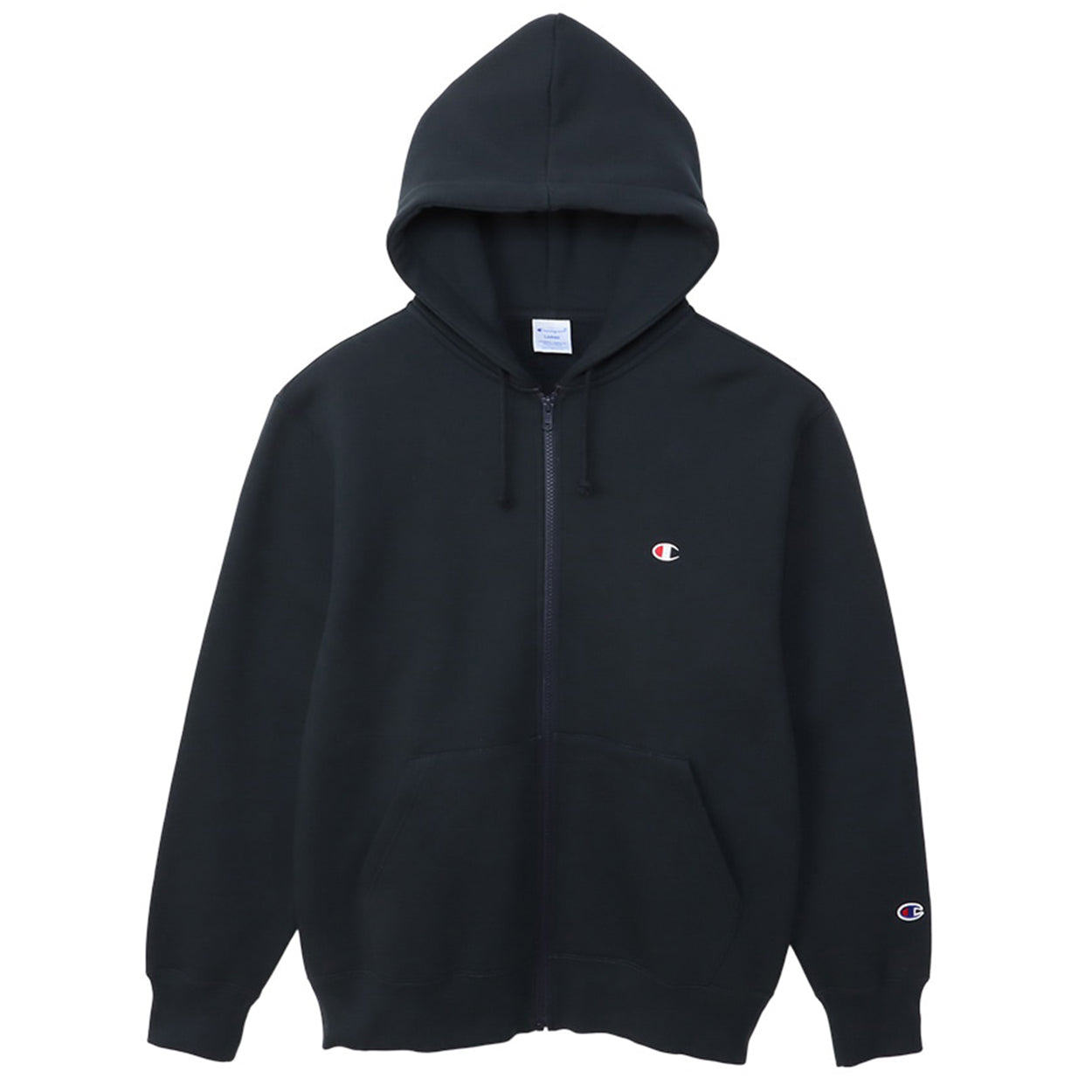 チャンピオン パーカー メンズ 裏毛 定番 ロゴ ワンポイント 黒 ブラック ネイビー ルームウェア トレーニング M~XXL (champion ジップパーカー フルジップ スウェットパーカー 大きいサイズ オーバーサイズ 無地 長袖 フード) (送料無料)