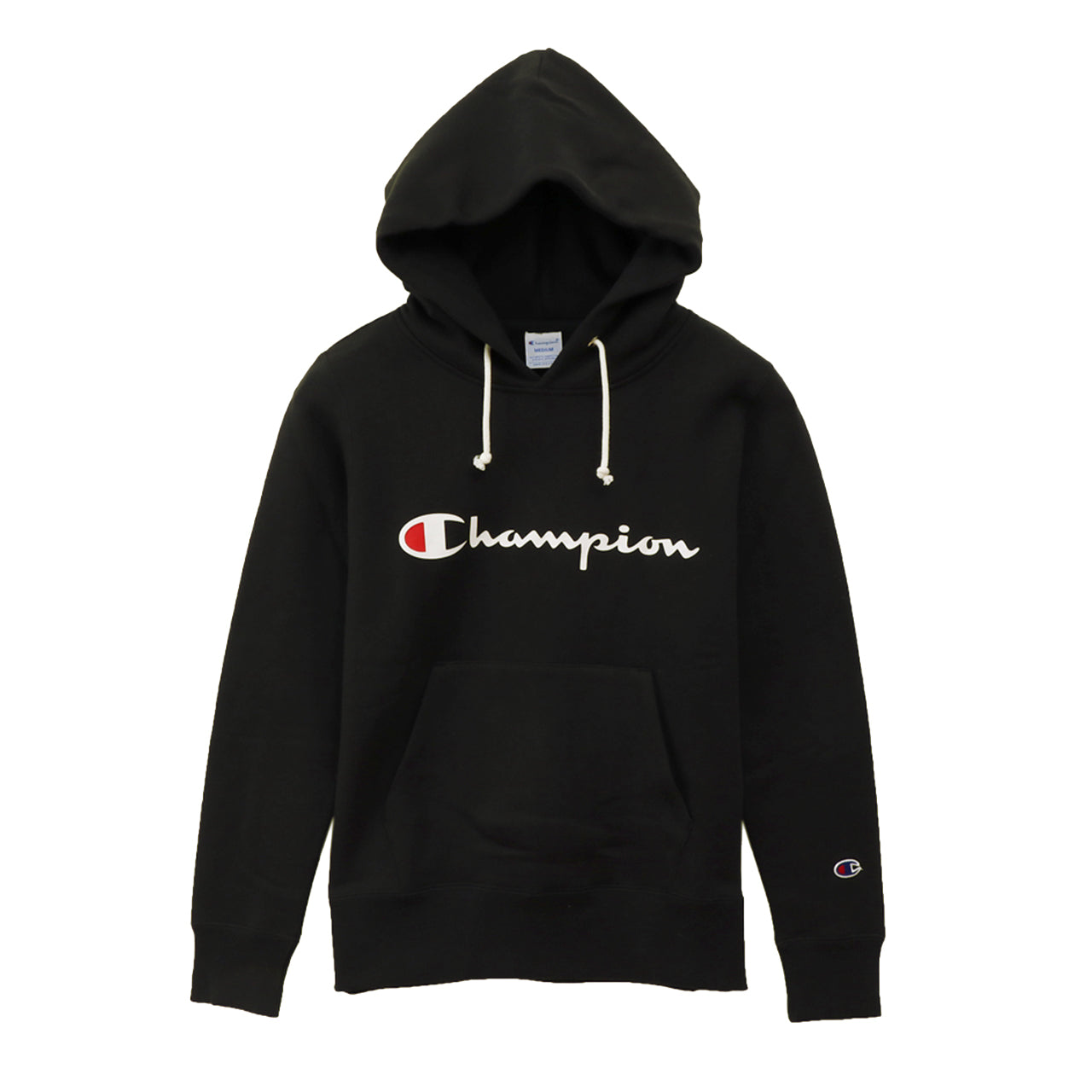 Champion レディース プルオーバー スウェットパーカー M・L (ロゴプリント チャンピオン ブランド ベーシック) (在庫限り)
