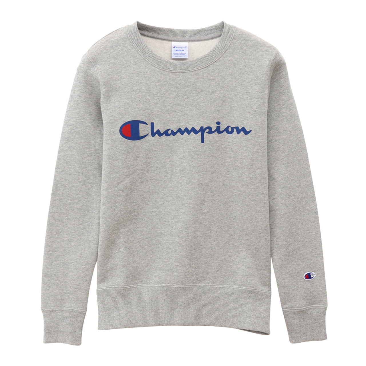 チャンピオン スウェット レディース トレーナー 長袖 トップス M・L (champion 女性 綿 コットン 丸首 クルーネック M L) (在庫限り)