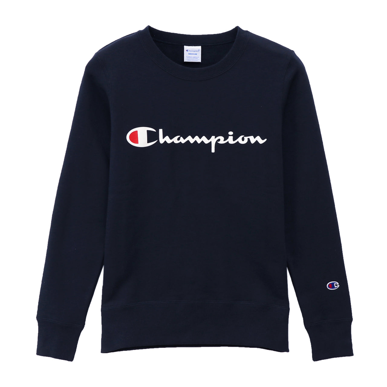 チャンピオン スウェット レディース トレーナー 長袖 トップス M・L (champion 女性 綿 コットン 丸首 クルーネック M L) (在庫限り)