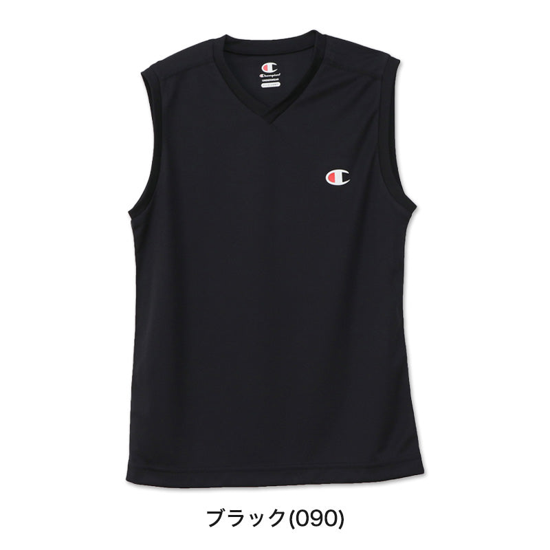 ヘインズ Champion ボーイズ メッシュ スリーブレスシャツ 130cm~160cm (Champion ジュニア ロゴ )