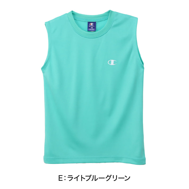 ヘインズ Champion ボーイズ メッシュ スリーブレスシャツ 130cm~160cm (Champion ジュニア ロゴ )