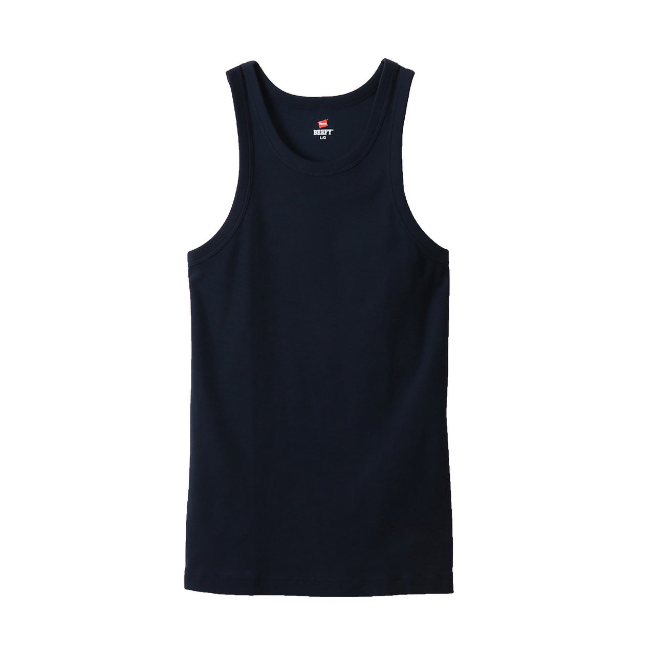 ヘインズ BEEFY-T ビーフィー タンクトップ メンズ リブ M~XL Hanes 無地 肌着 下着 綿 コットン インナー 男性 hanes M L XL トップス